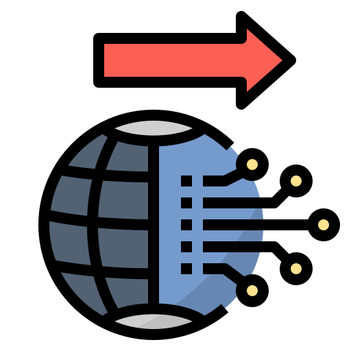 Globalization Noomtah Lineal Color Icon