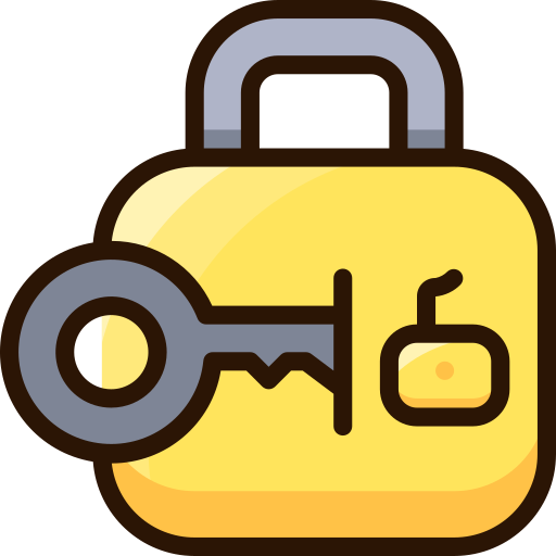 Padlock Tastyicon Lineal color icon