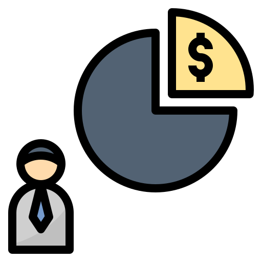 equidad, patrimonio neto icono gratis