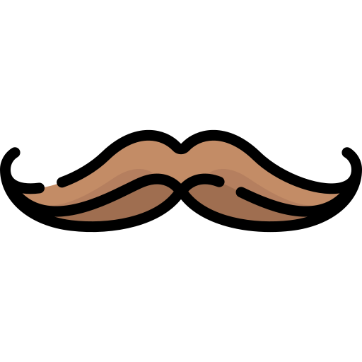 bigote icono gratis