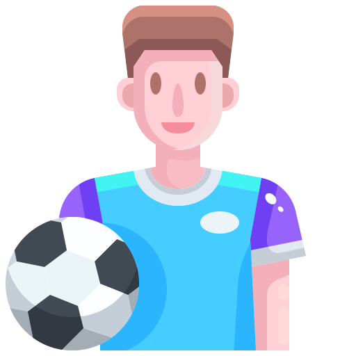 Football Players Free Professions And Jobs Icons