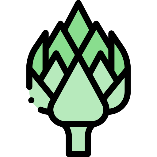Artichoke Detailed Rounded Lineal color icon