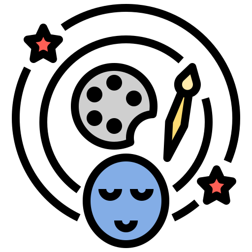 artístico icono gratis