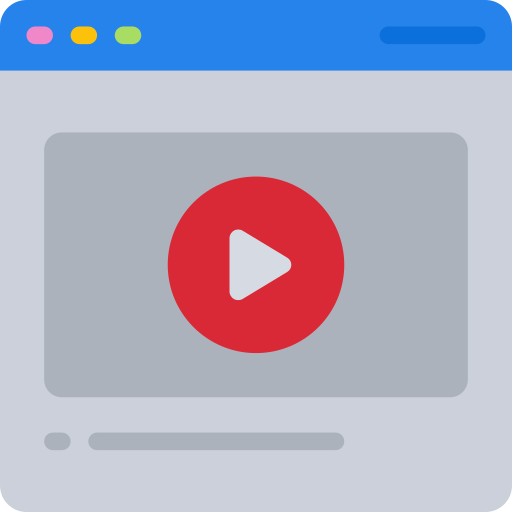 Video Juicy Fish Flat icon