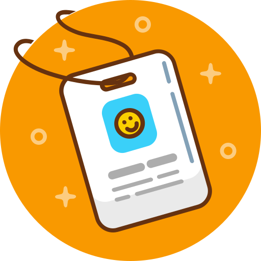 tarjeta de identificación icono gratis