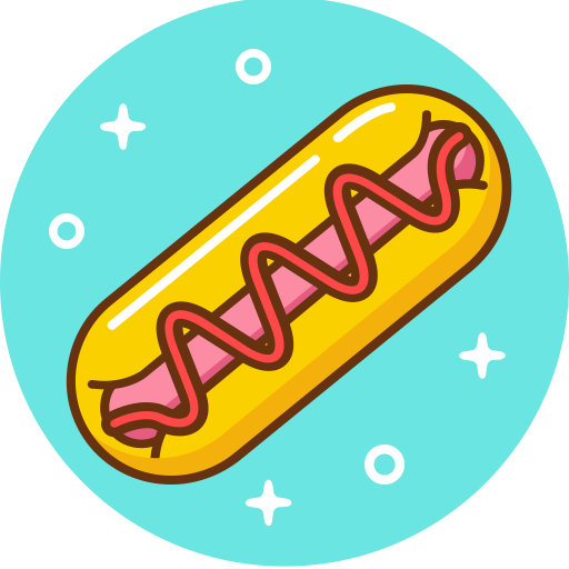 hot dog icono gratis