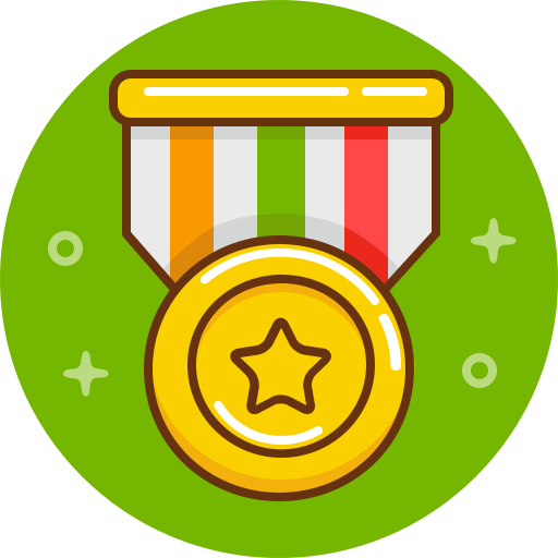 Medal Pixel Buddha Premium Circular icon