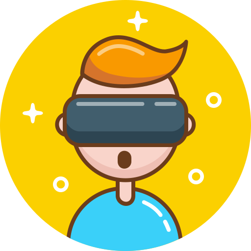 gafas de realidad virtual icono gratis