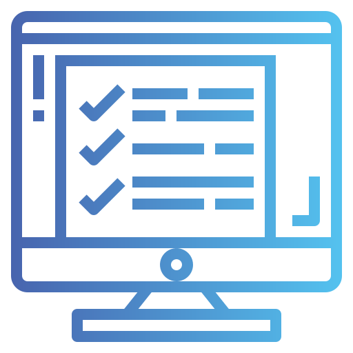 Checklist Smalllikeart Gradient icon