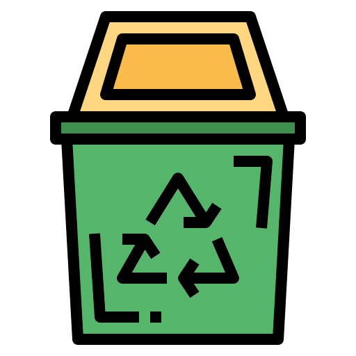 Recycle bin - free icon