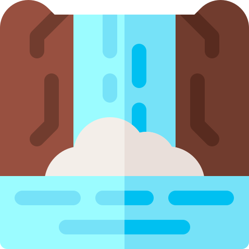cascade Icône gratuit cascade Icône gratuit