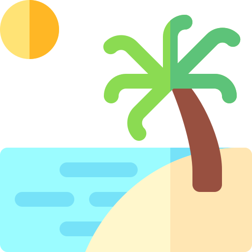 De praia grátis ícone De praia grátis ícone