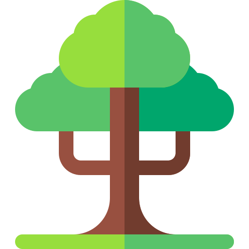 Tree Basic Rounded Flat icon