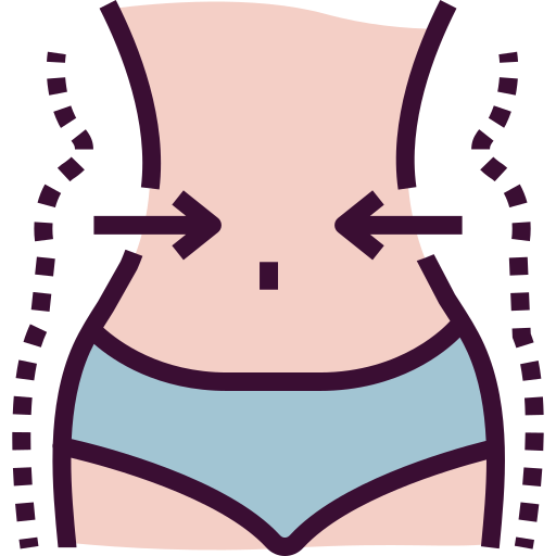 Perder peso icono gratis