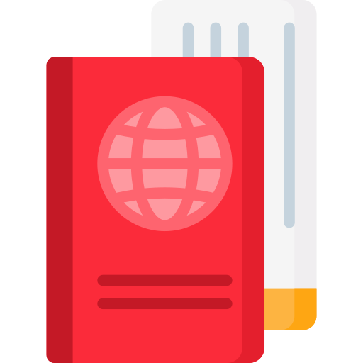 Pasaporte icono gratis