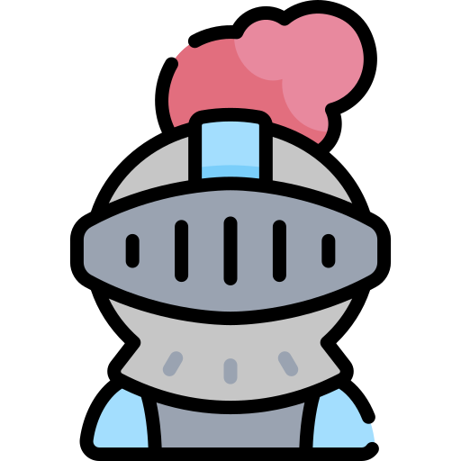 Knight Kawaii Lineal color icon