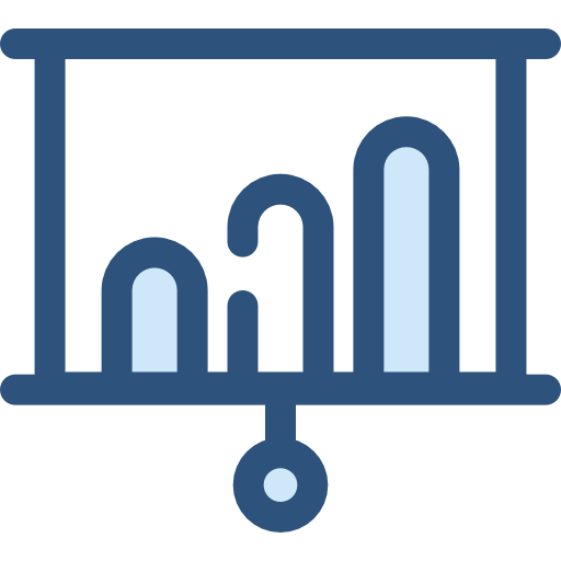 gráfico de barras icono gratis