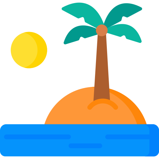 Ilha grátis ícone Ilha grátis ícone
