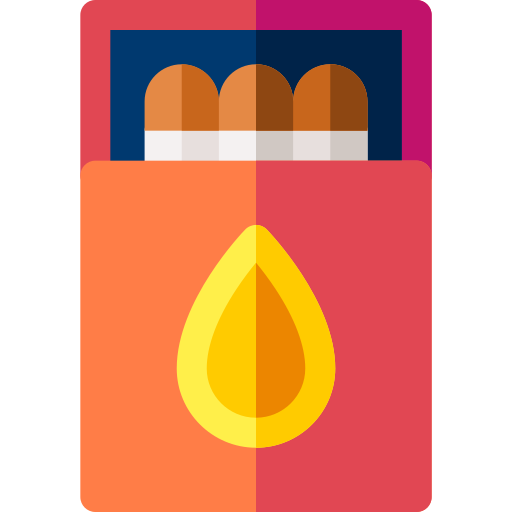 성냥 무료 아이콘