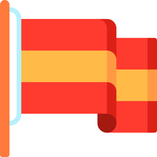 Bandera española icono gratis