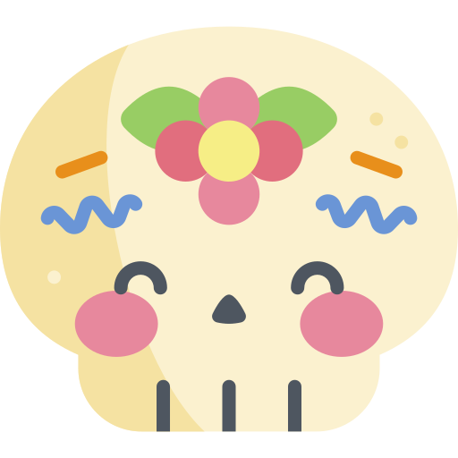 Dia de muertos icono gratis