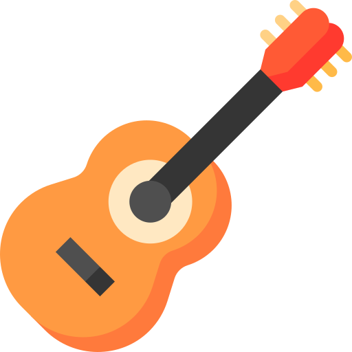 Español guitarra icono gratis