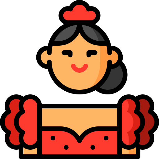 Flamenco icono gratis