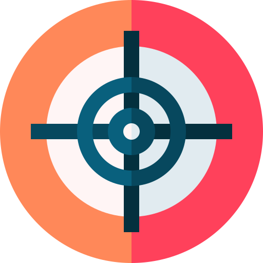 Target Basic Straight Flat icon