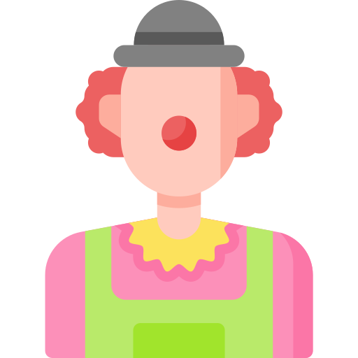 Payaso icono gratis
