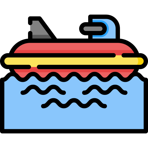 Bumper Boats Special Lineal Color Icon