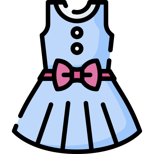 Baby dress sketch icon  Stock vector  Colourbox