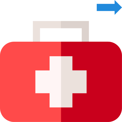 Botiquín de primeros auxílios icono gratis