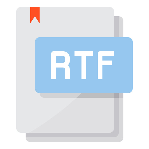 Rtf icono gratis