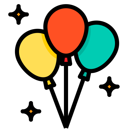 Globos icono gratis