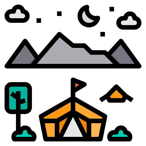 Campamento Iconos Gratis De Naturaleza 8124