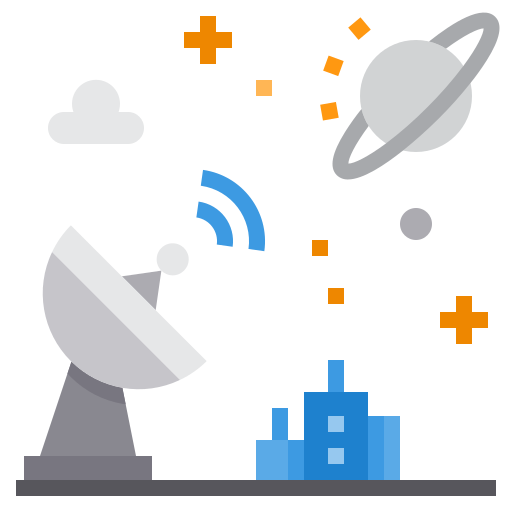 Antena parabólica icono gratis