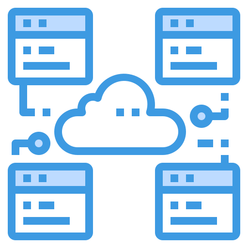 computación en la nube icono gratis