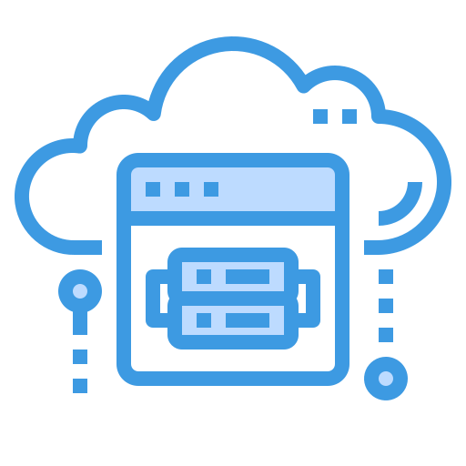 computación en la nube icono gratis