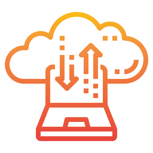 computación en la nube icono gratis
