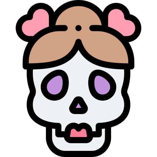 Dia de muertos icono gratis