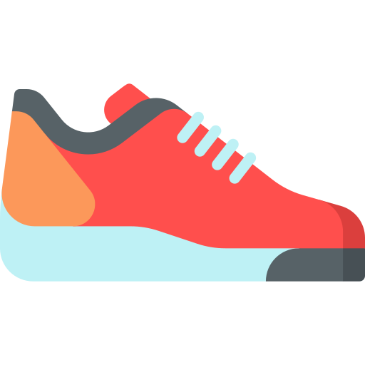 Zapatilla de deporte icono gratis