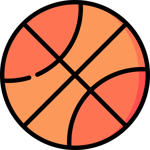 Design PNG E SVG De Grande Bola De Basquete Plana Para Camisetas