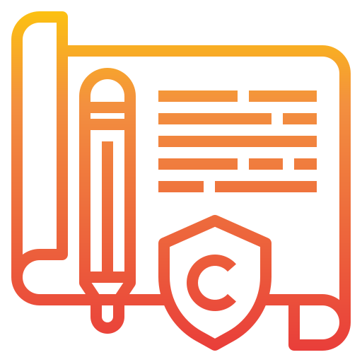 Copyright itim2101 Gradient icon