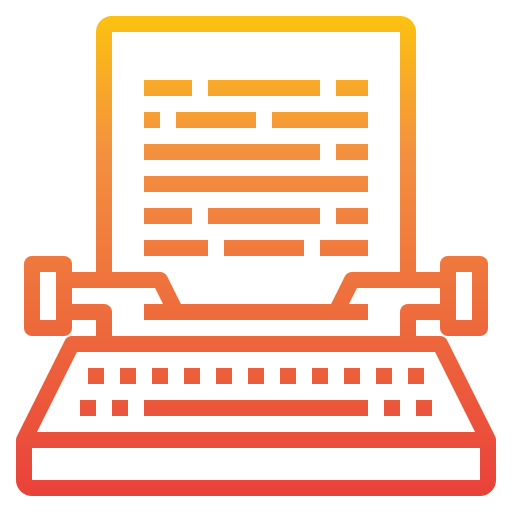 Typewriter free icon Typewriter free icon