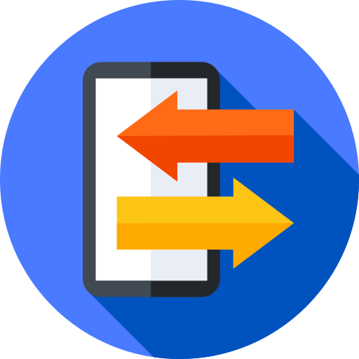 Transferencia de datos icono gratis