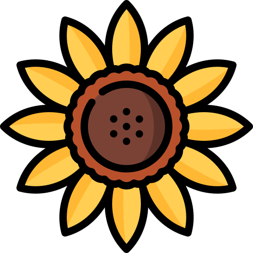 Girasol icono gratis