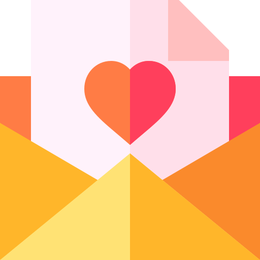 Love and romance Basic Straight Flat icon