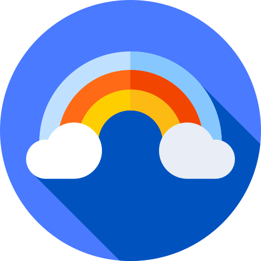 Arco iris icono gratis