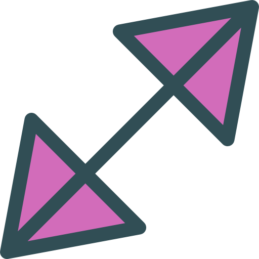 Diagonal Arrow Swifticons Lineal Color Icon