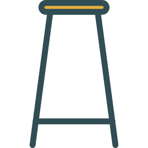 Bar stool Free icons